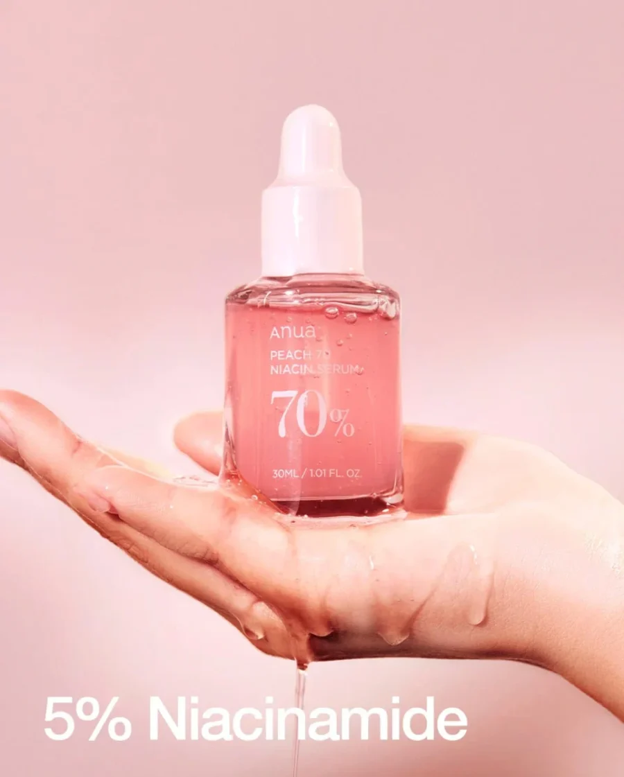 Anua - Peach 70% Niacinamide Serum - Brightening Serum with 70% Peach Extract - Imagen 3