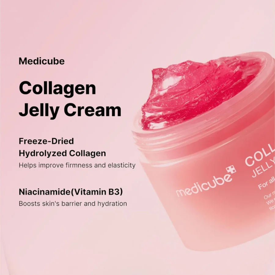 Medicube - Collagen Jelly Cream - Firming Facial Cream-Gel - Imagen 3