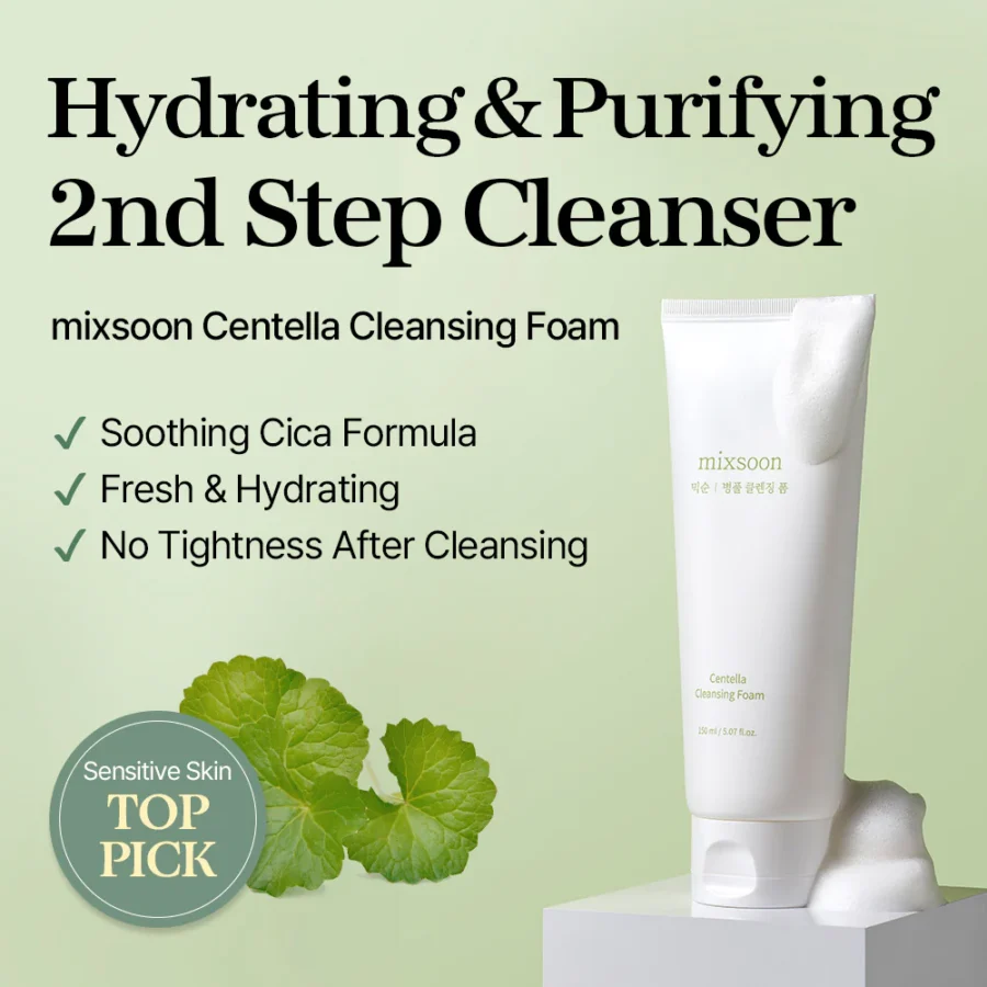 Mixsoon Centella Cleansing Foam - Imagen 2