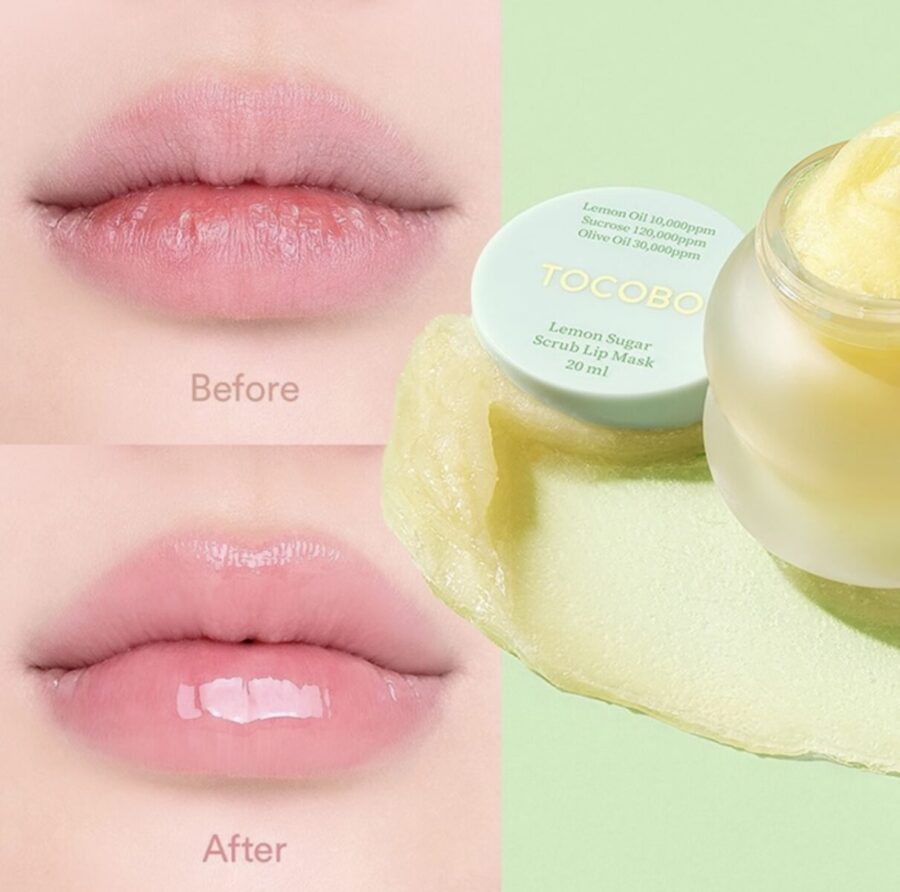 Tocobo-Lemon Sugar Scrub Lip Mask - Imagen 2