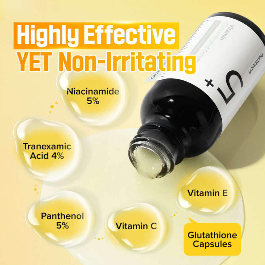 Numbuzin - No.5 Vitamin Concentrated Serum - Brightening Vitamin Serum - Imagen 3