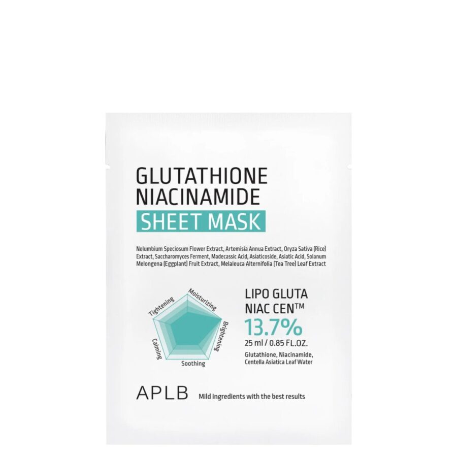 APLB Glutathione Niacinamide Sheet Mask