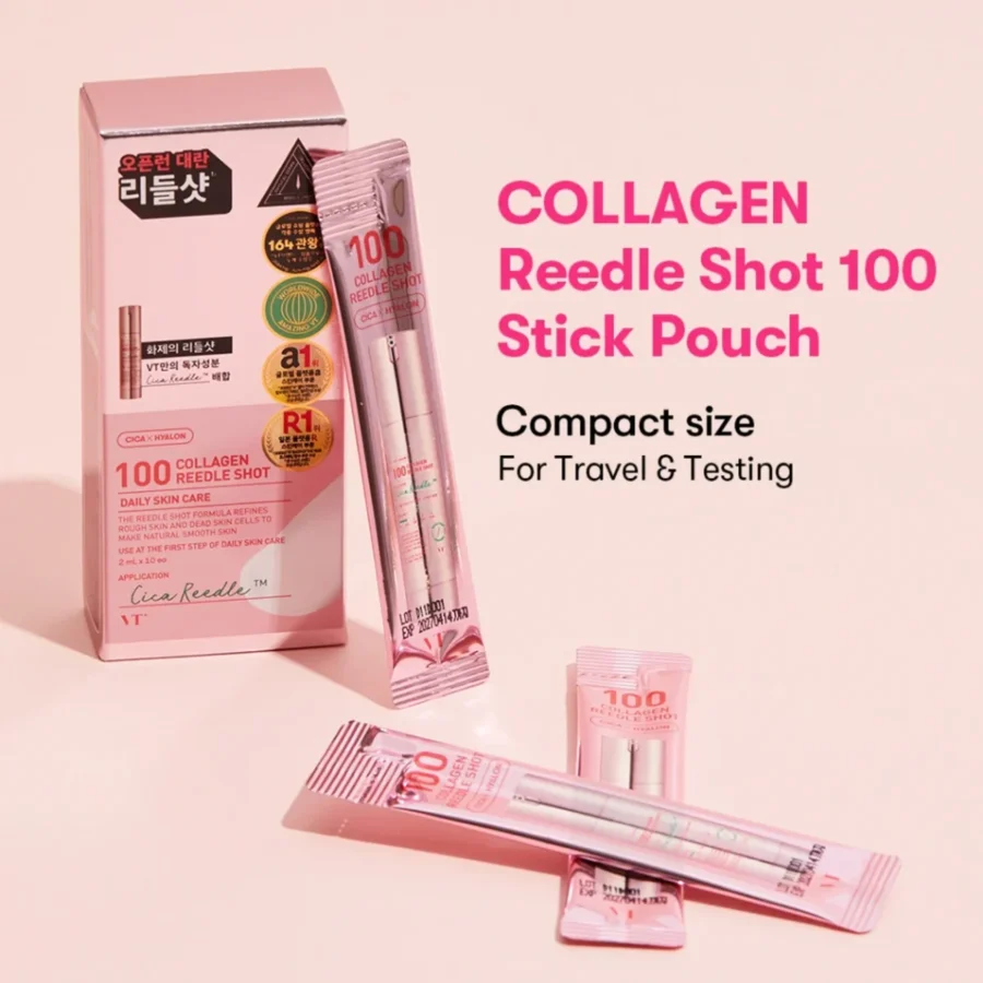 VT - Collagen Reedle shot 100 stick pouch- 1 unidad - Imagen 2