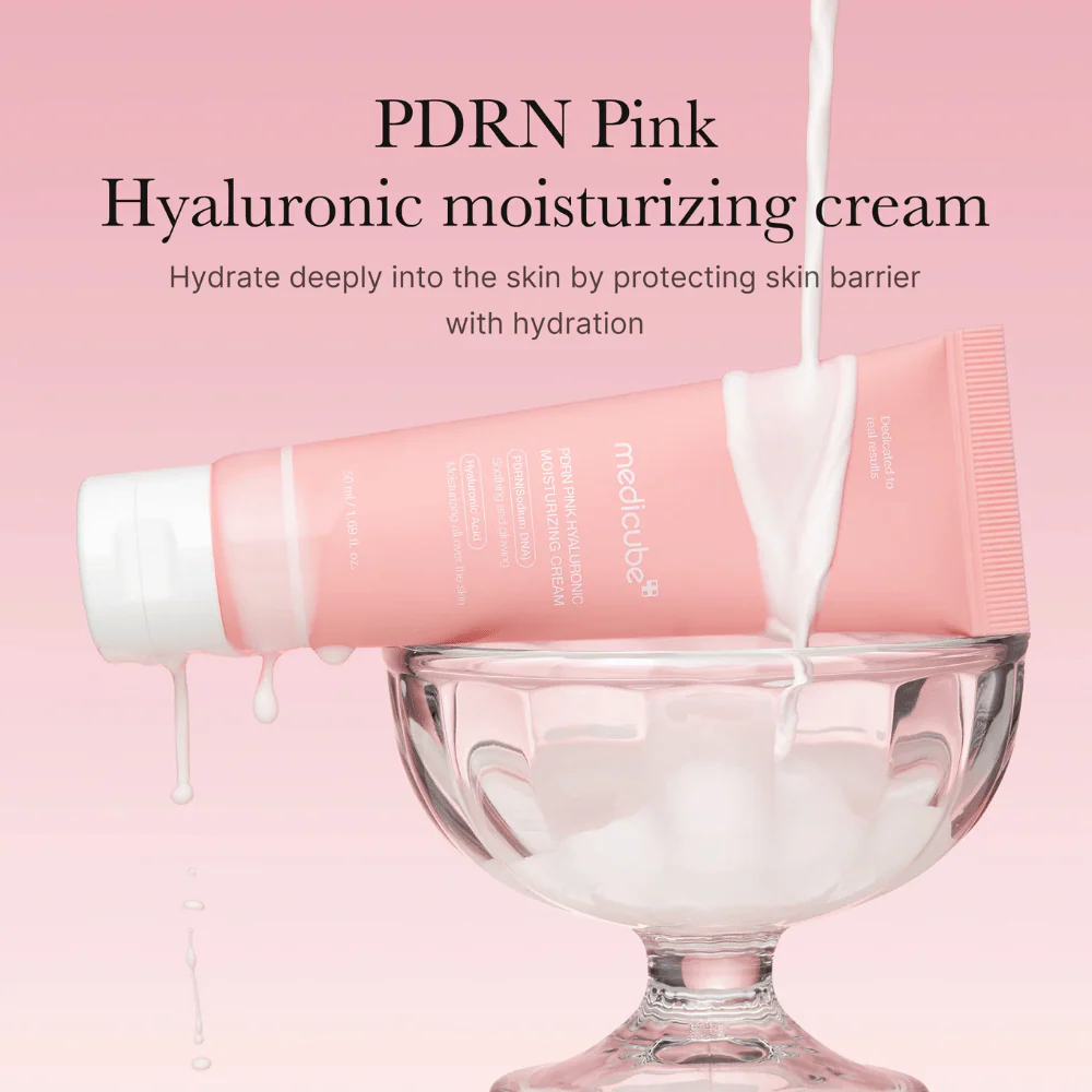 PDRN Pink Hyaluronic Moisturizing Cream 50ml - Imagen 5
