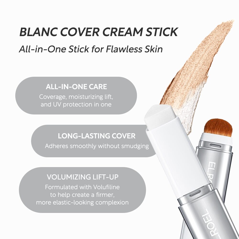 ELROEL Blanc Cover Cream Stick Medium - Imagen 2