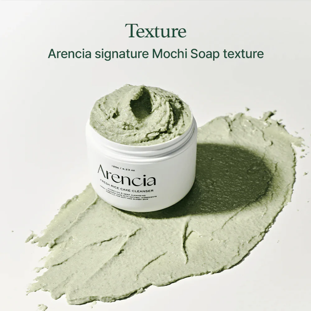Arencia – Fresh Green Rice Mochi Cleanser - Imagen 4