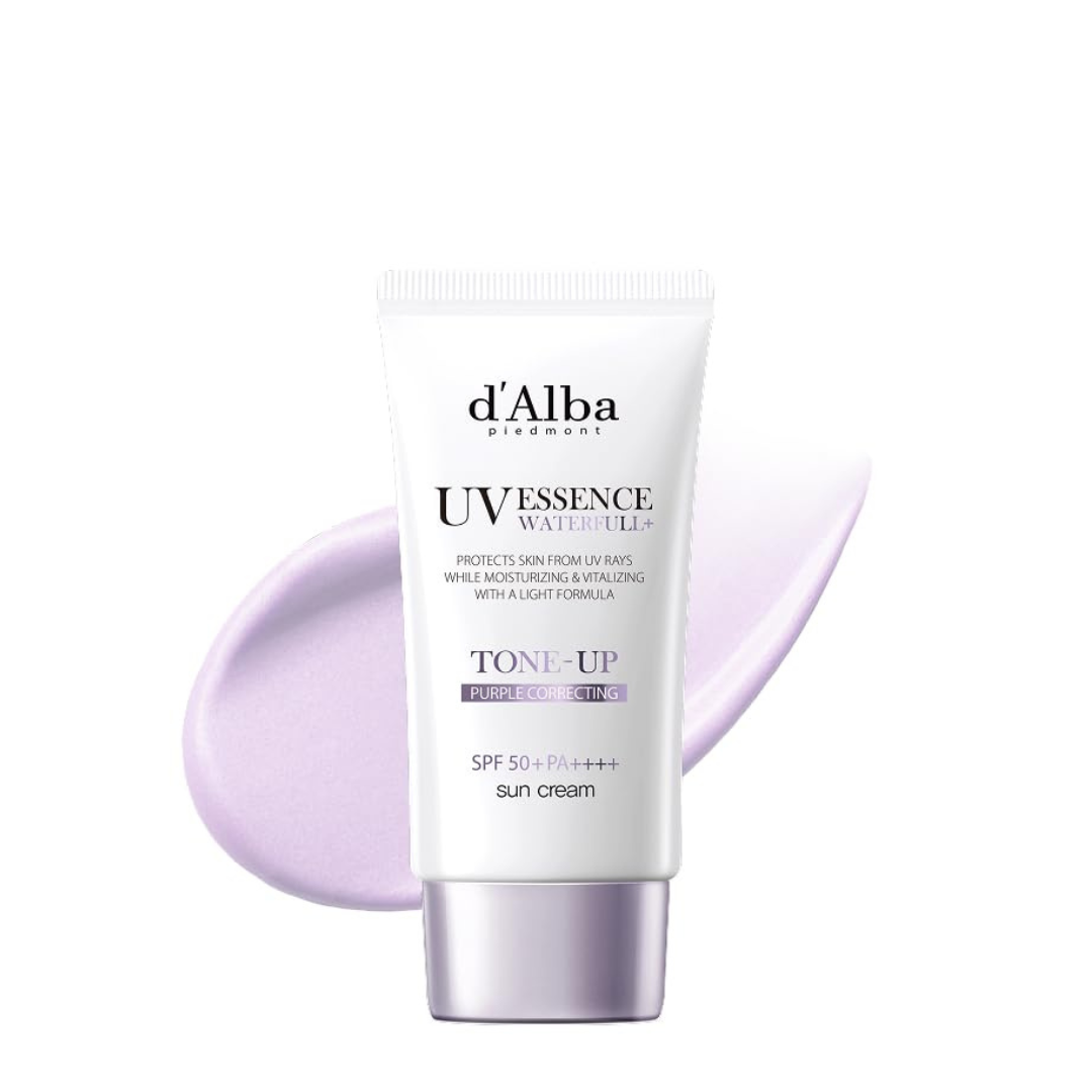 D,Alba Waterfull Tone-Up Cream (Purple)