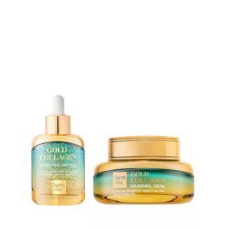 Pack FarmStay Gold Collagen – Serum + Crema Nutritiva