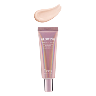Pink Collagen Glowing Ampoule Sun Cream SPF50+ PA++++