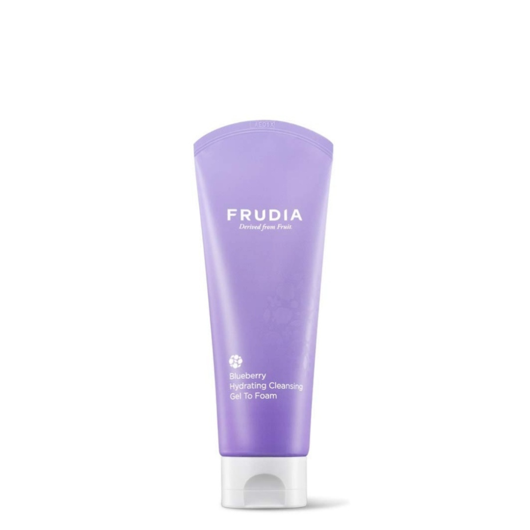Frudia Blueberry Hydrating Cleansing Gel to Foam
