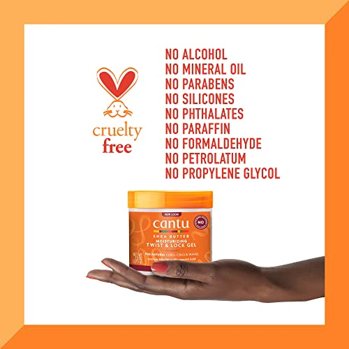 Cantu Shea Butter for Natural Hair Moisturizing Twist & Lock Gel - Imagen 2