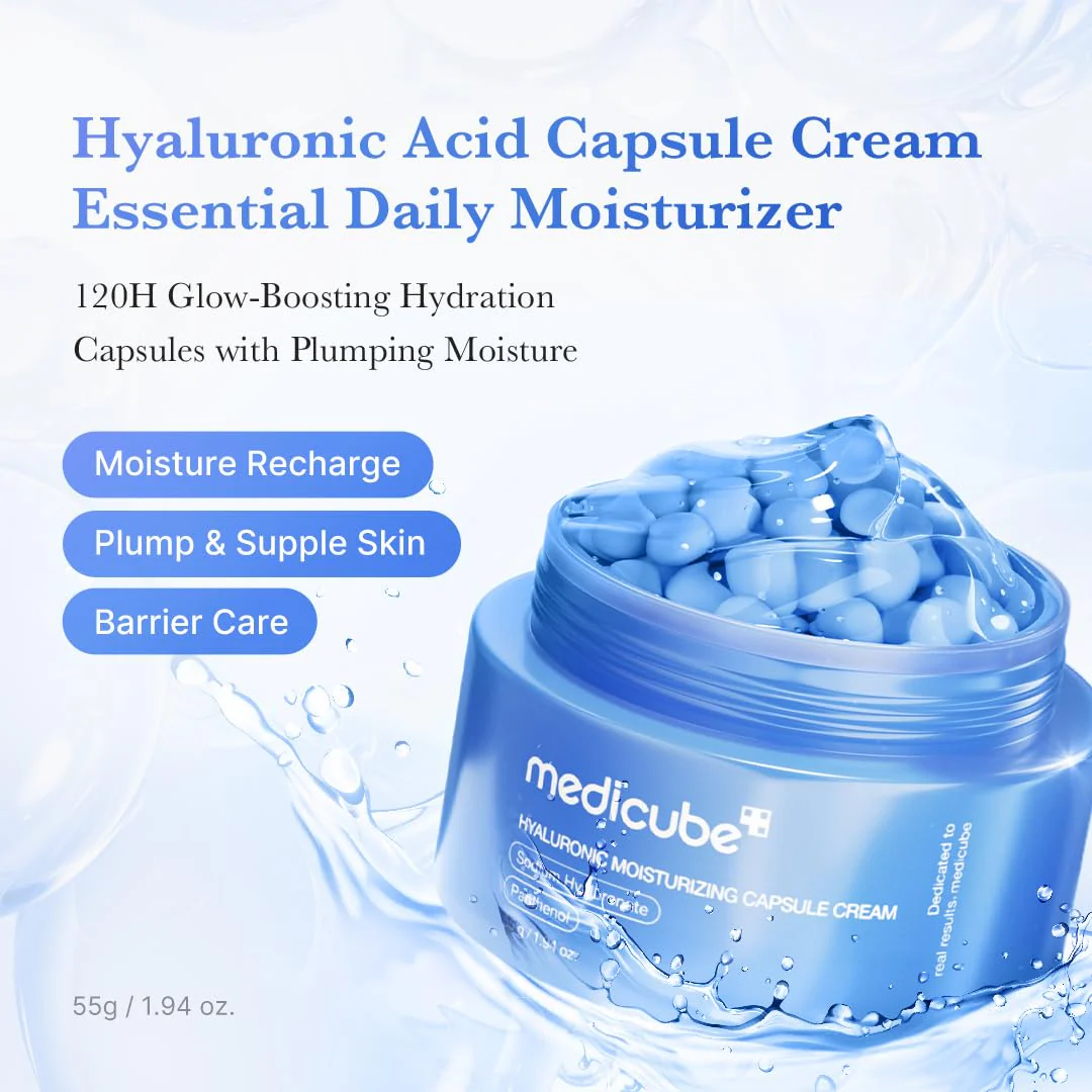 MEDICUBE Hyaluronic Moisturizing Capsule Cream - Imagen 4