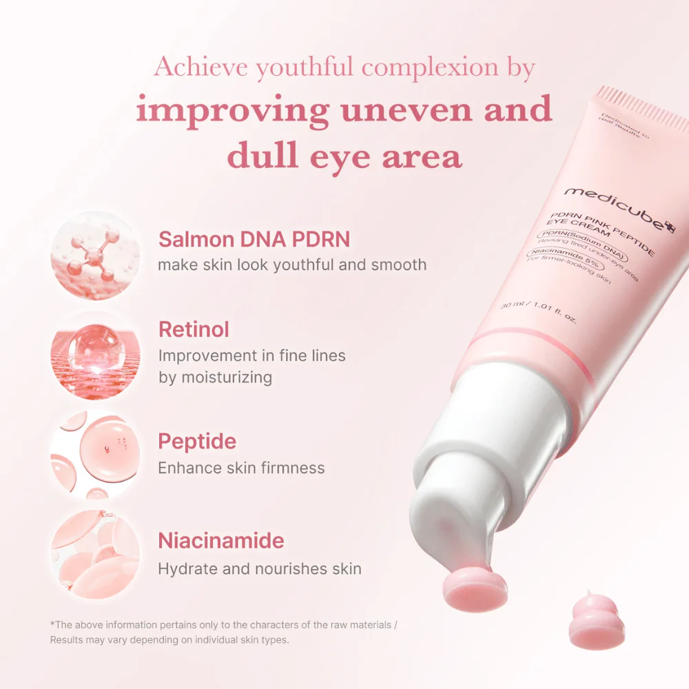 Medicube PDRN Pink Peptide Eye Cream - Imagen 4