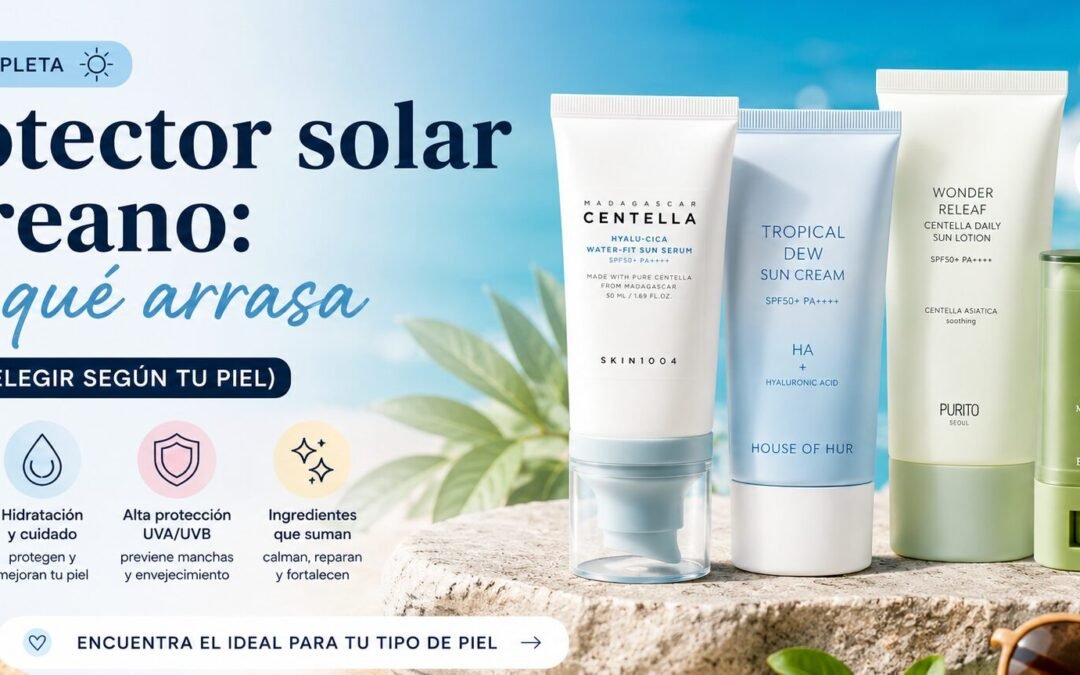 Protector solar coreano: por qué arrasa (y cuál elegir según tu piel)