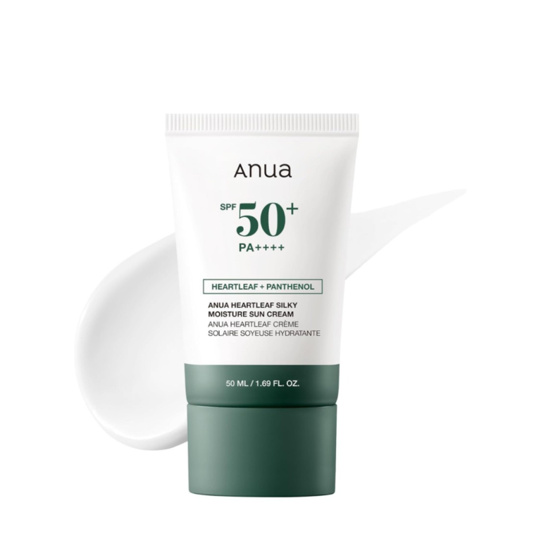Anua Heartleaf Silky Moisture sun cream SPF 50 PA++++