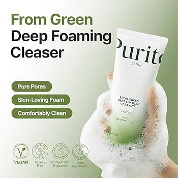 PURITO SEOUL From Green Deep Foaming Cleanser 150ml - Imagen 4