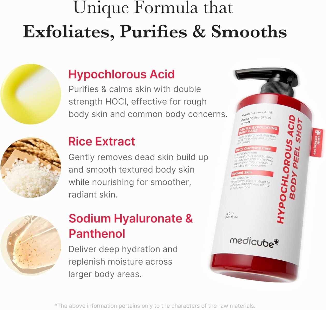 Medicube Hypochlorous Acid Body Peel Shot 280ml - Imagen 2