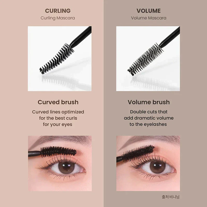 Heimish renew Dailism Smudge Stop mascara Volume Black - Imagen 6