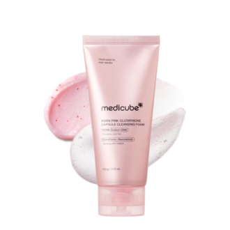Medicube PDRN Pink Glutathione Capsule Cleansing Foam