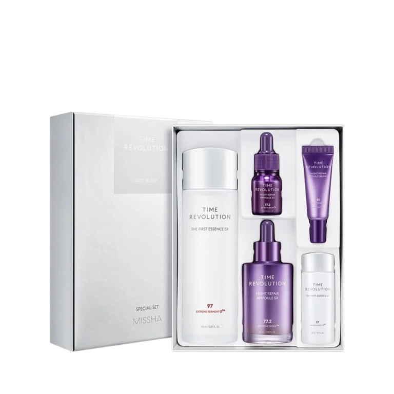 MISSHA Time Revolution: The First Essence 5X and Night Repair Ampoule 5X Gift Set